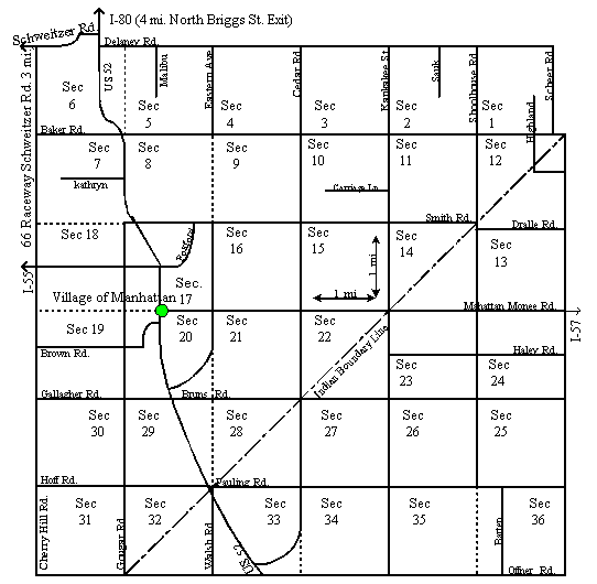 Township section map